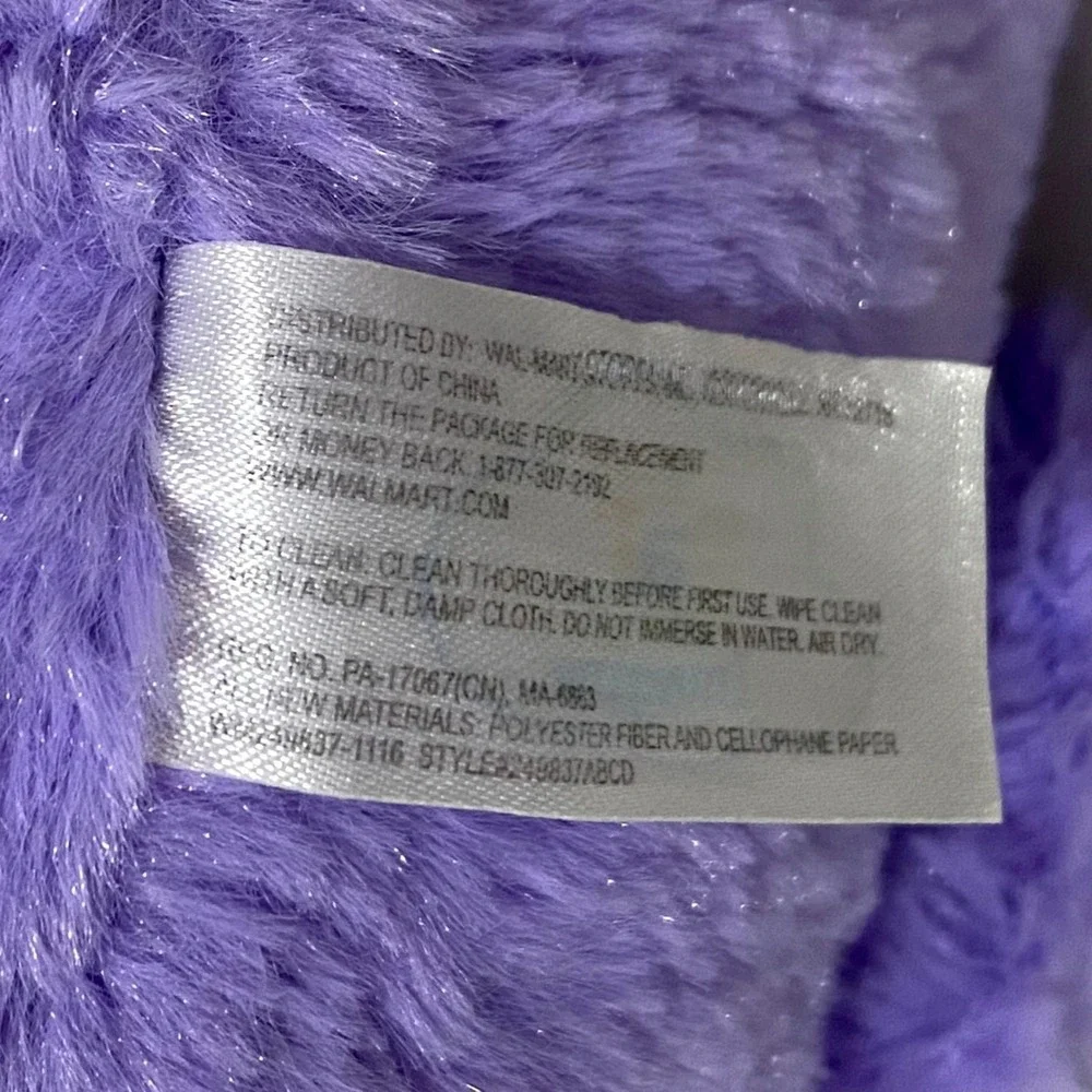Spark Create Imagine Chick Plush Rattle 7.5" Purple Easter Spring Basket Filler - Picture 7 of 7